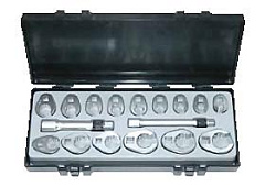 Набор ключей-насадок разрезных 17 пр. (10-26 мм) (5172)