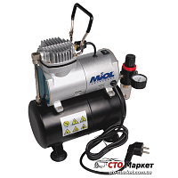 Миникомпрессор безмаслянный с ресивером для аэрографии Миол (81-125) 