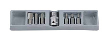1/2" Набор бит 6-гранных 10 мм 7 пр. (4-12 мм) (4075)