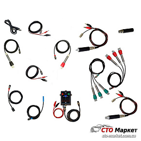 Полный комплект датчиков и кабелей для мотор тестера USB Autoscope 1, 2, 3