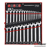 Набор рожково-накидных ключей 6-32 мм Force (5261P)