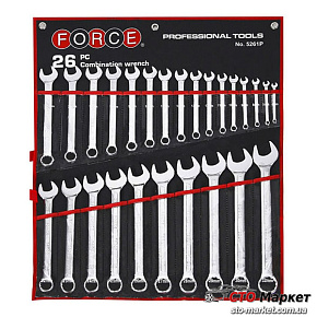Набор рожково-накидных ключей 6-32 мм Force (5261P)